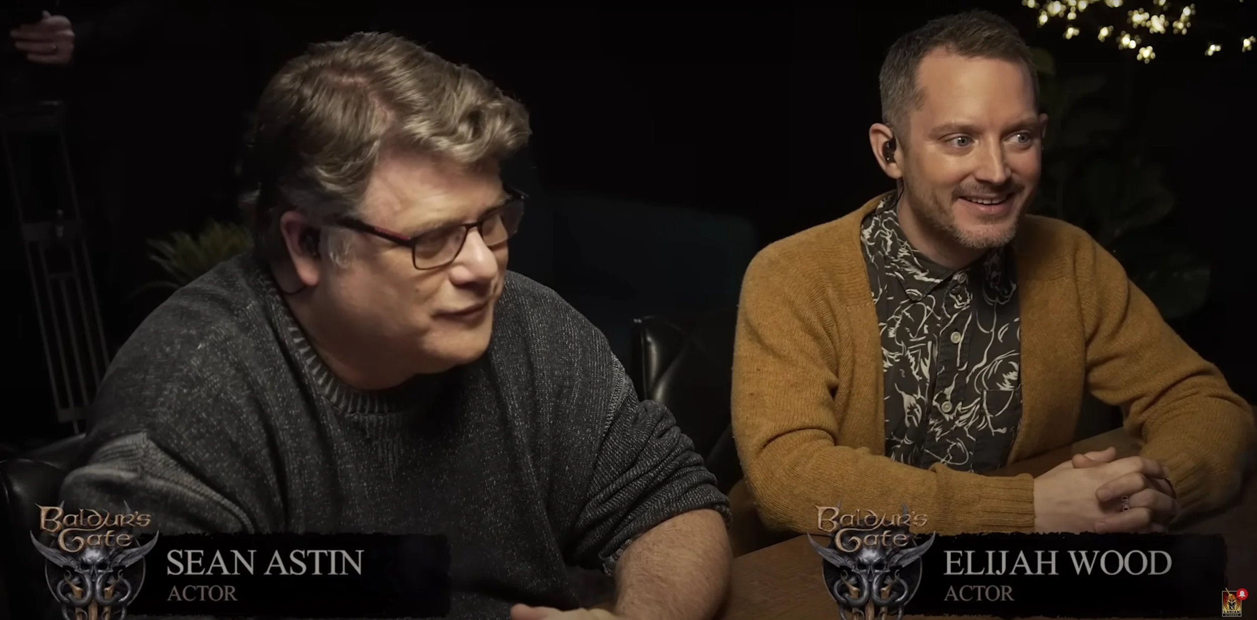 Check Out Elijah Wood And Sam Astin Playing BALDUR'S GATE 3