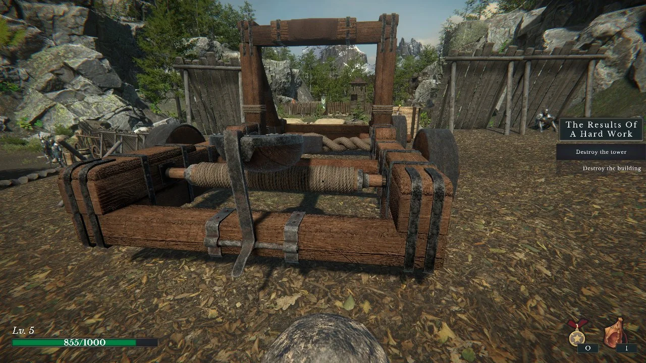 MEDIEVAL MACHINES BUILDER - FIRST SIEGE Preview: Relaxing Yet Teditheous