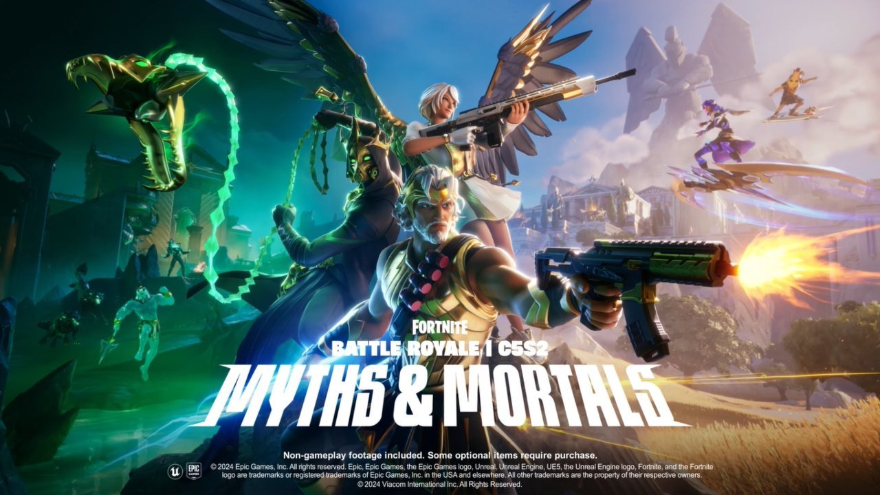 FORTNITE Chapter 5 Season 2 Takes A Trip To Mount Olympus