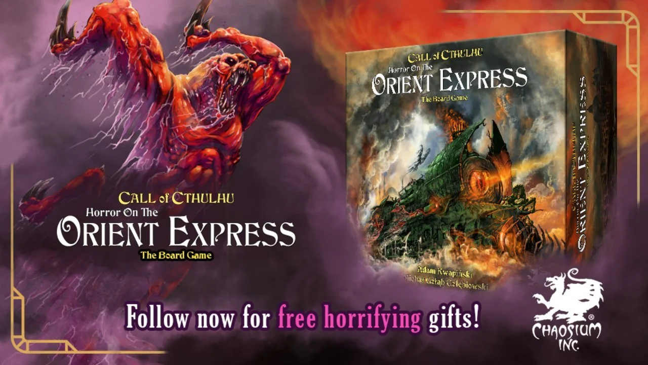 All Aboard for a Spine-Chilling Journey: Horror on the Orient Express Returns as a Board Game!