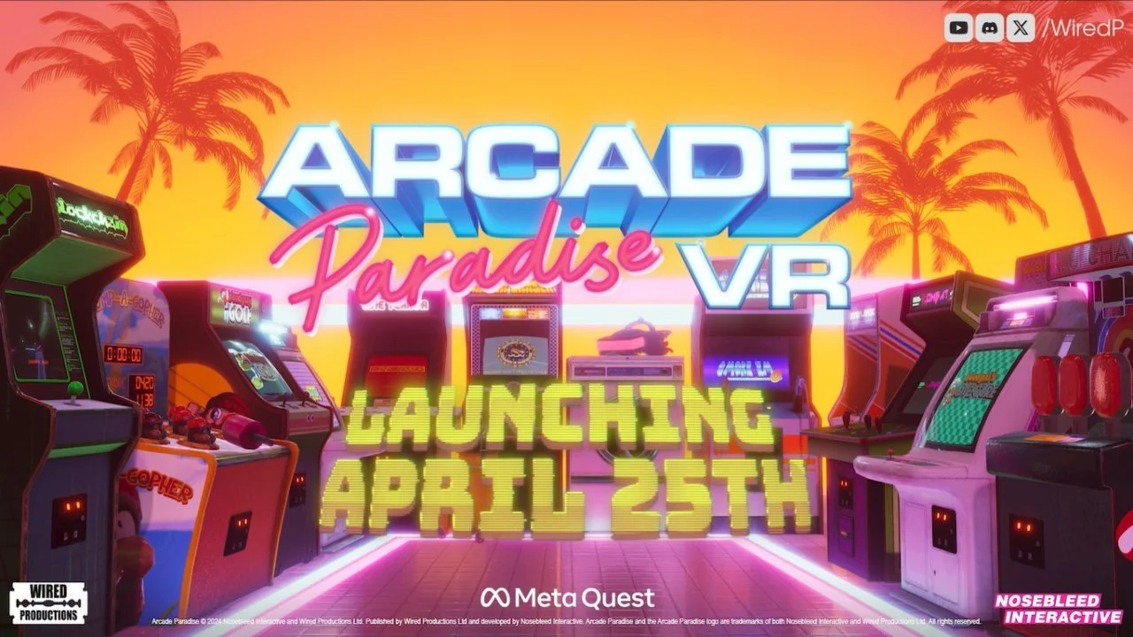 Check Out The ARCADE PARADISE VR Release Date Trailer!