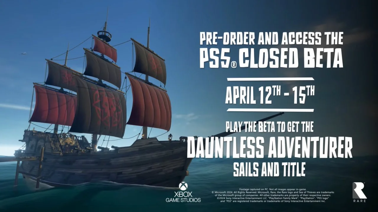 Pre-Order SEA OF THIEVES For PS5 To Access The Closed Beta!