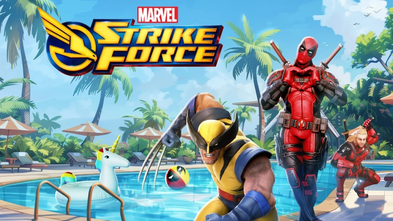 Dive Into Deadpool &amp; Wolverine's Epic POOL Party In MARVEL STRIKE FORCE Plus A Free Promo Code