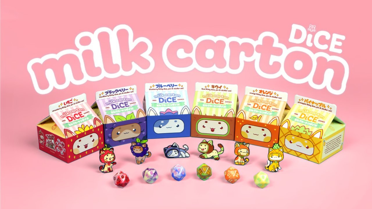 1985 Games Is Opening A Kickstarter For Their Most Adorable Dice Set Yet!