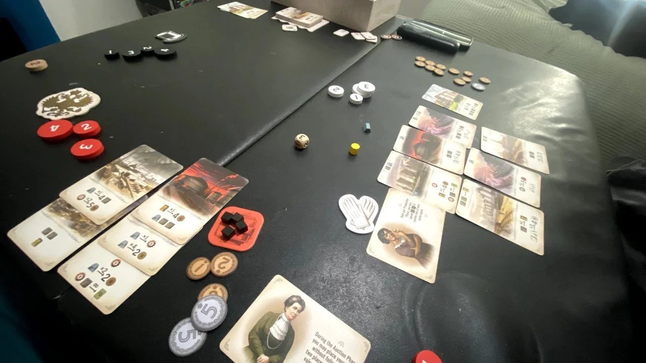 FURNACE Board Game Review: Bidding For Victory