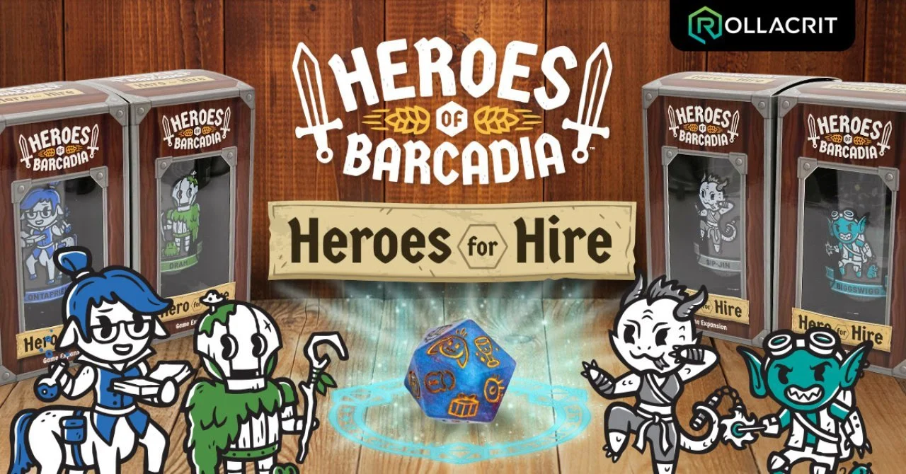 Rollacrit's HEROES FOR HIRE Kickstarter Shatters Its Goal With Over $650,000 Raised In Launch Week!