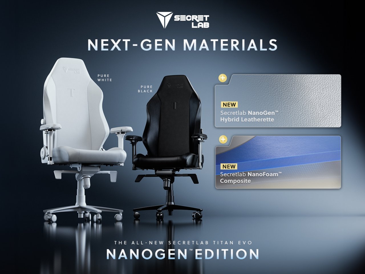 Introducing The Secretlab TITAN Evo NanoGen™ Edition: Where Unmatched Softness Meets Full-Scale Support