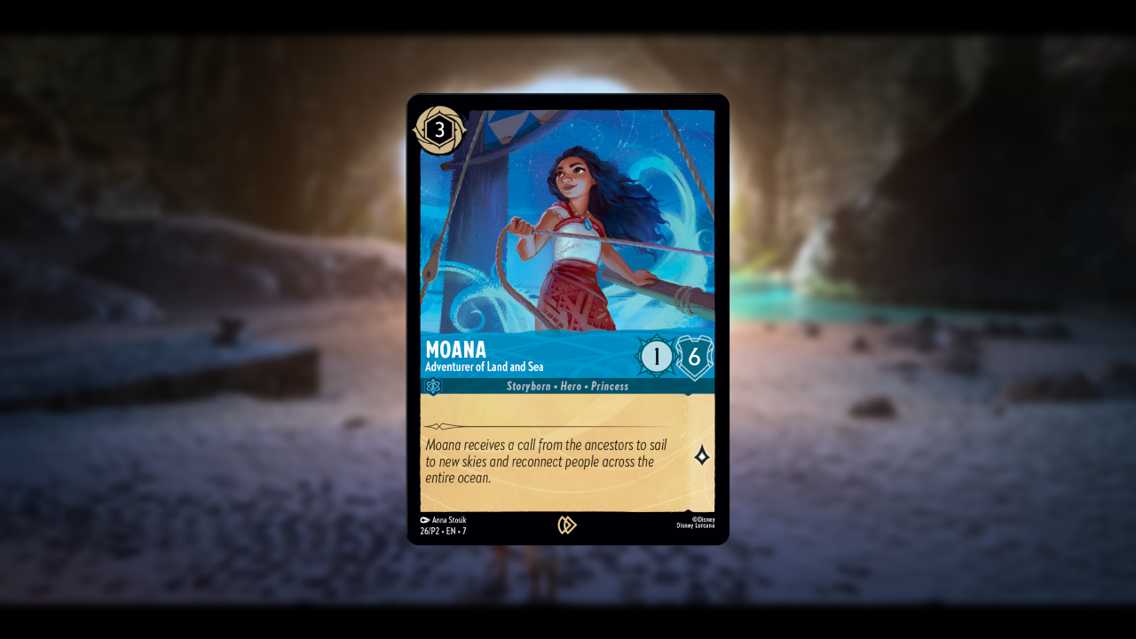DISNEY LORCANA TCG Makes Waves With Exclusive Promo Card Giveaway During Moana 2 Screenings!