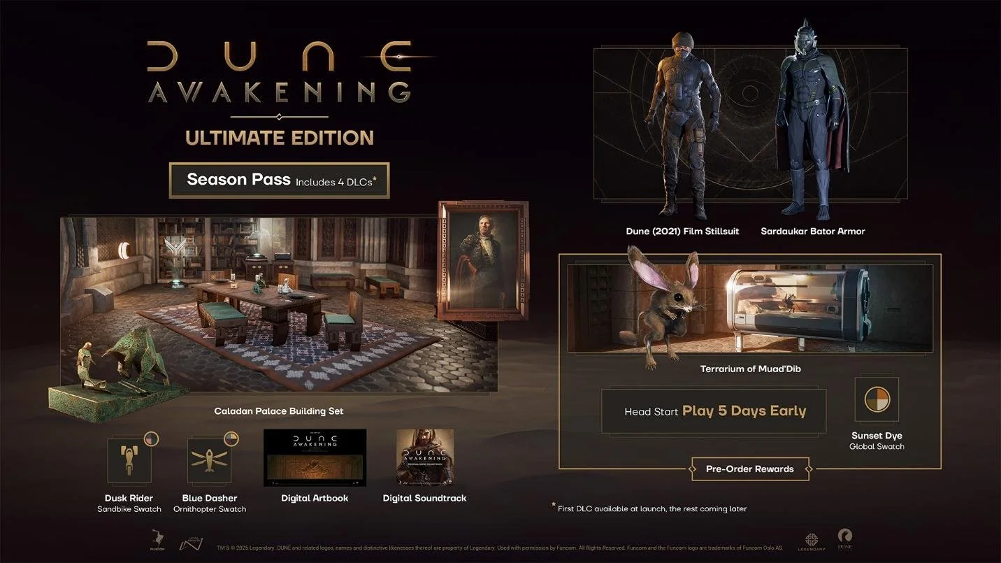 DUNE: AWAKENING Pre-Orders Now Live, Soundtrack Video And More!