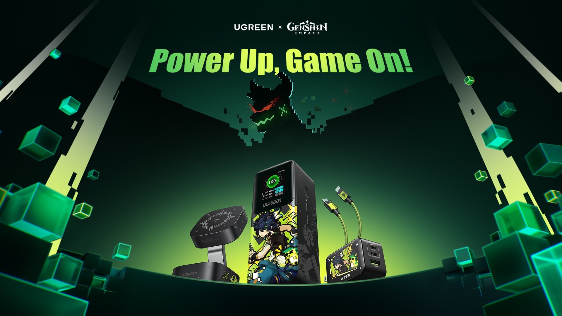 Genshin Impact and UGREEN Launch Co-branded Fast Charging Collection in 14 Countries