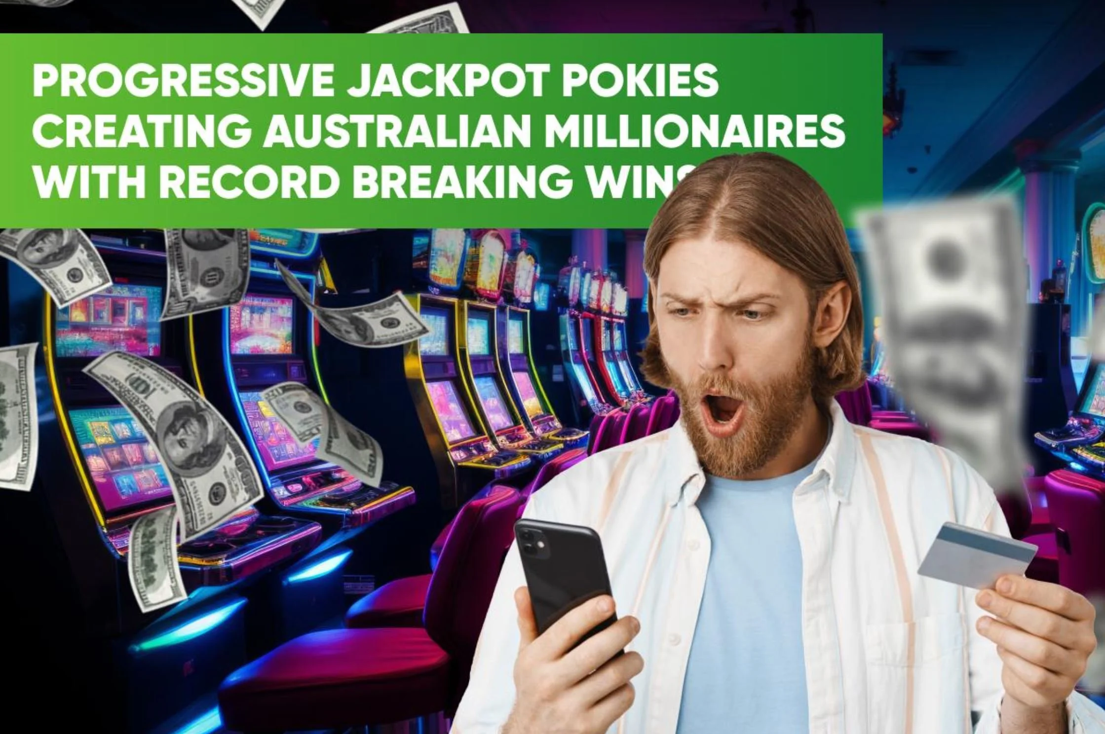 Progressive Jackpot Pokies Creating Australian Millionaires With Record Breaking Wins