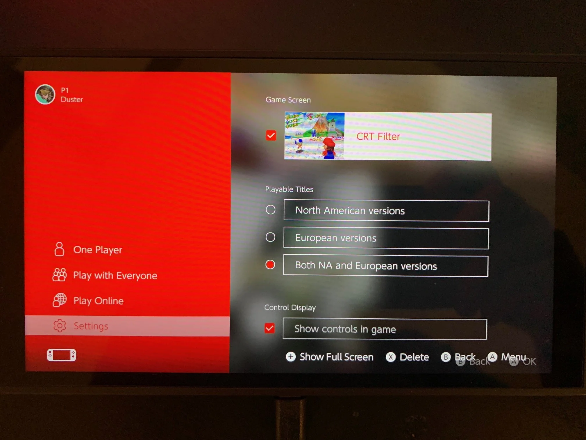 How to Enable the CRT Filter for GameCube Games on Switch 2