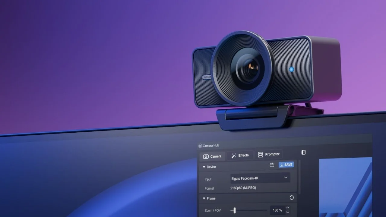 Elgato Announces Facecam 4K: The World’s First 4K60 Webcam with Lens Filter Support