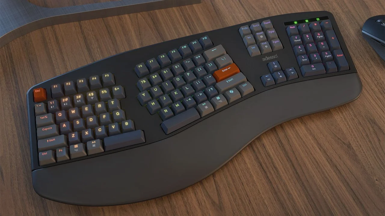 Adesso Unveils the EasyTouch 1500 — A Smarter, More Comfortable Gaming Keyboard