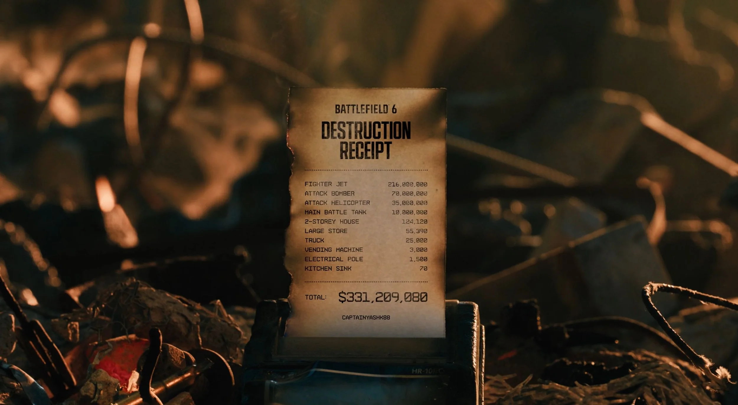 Battlefield 6 Players Destroy Nearly $70 Billion, New  Weapon Skin Will Unlock at $1 Trillion of Damage for Upcoming Beta Weekend