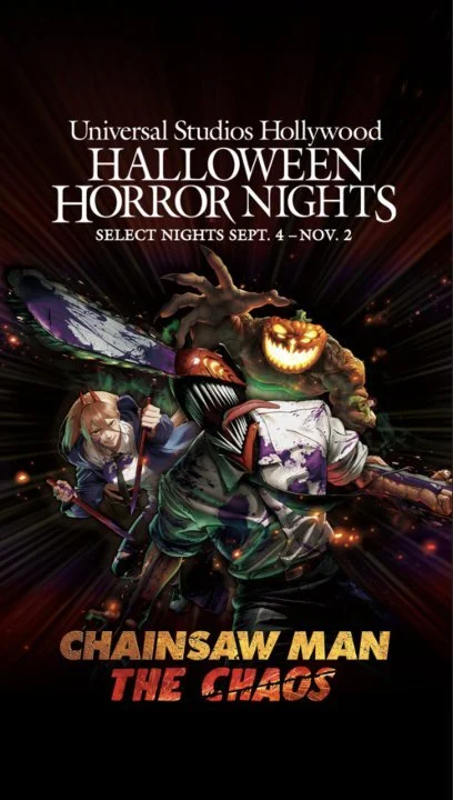 HHN Hollywood 2025: Chainsaw Man Show, New Food Menu, and Meal Plan Revealed