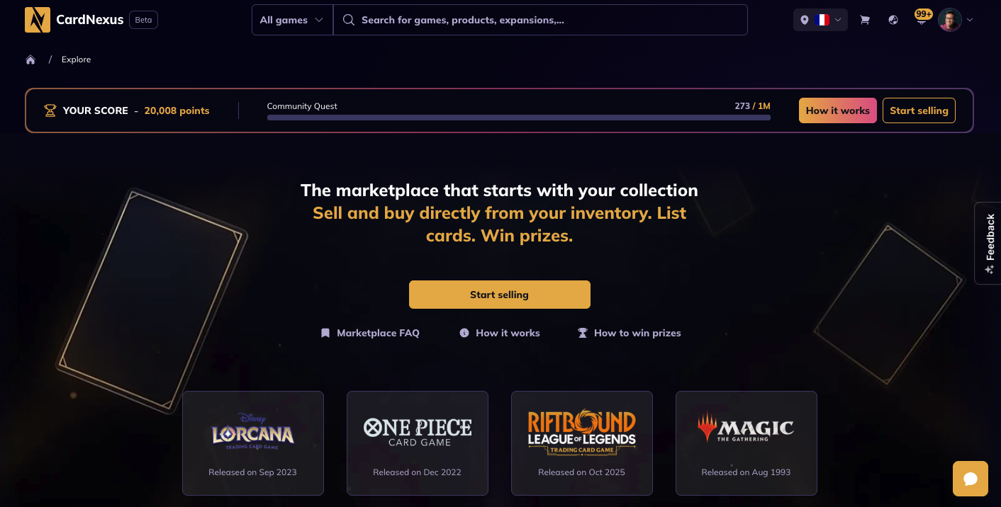CardNexus Launches a Multi-Game Trading Card Marketplace — And It Might Be Exactly What the TCG Community Needs