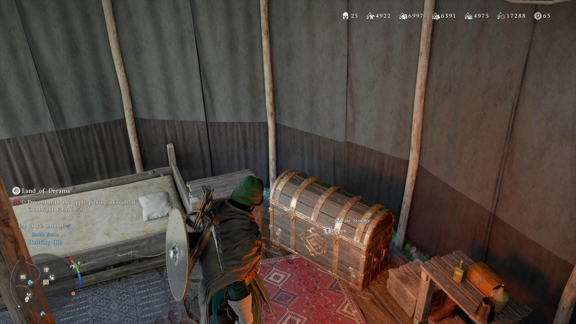 Crimson Desert: Where to Find Your Personal Storage