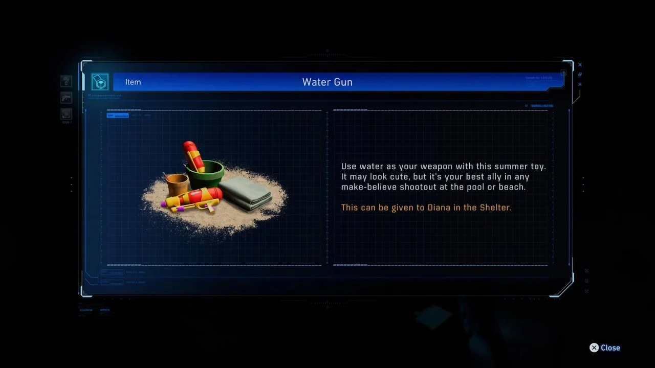 pragmata rem locations central port water gun.jpg