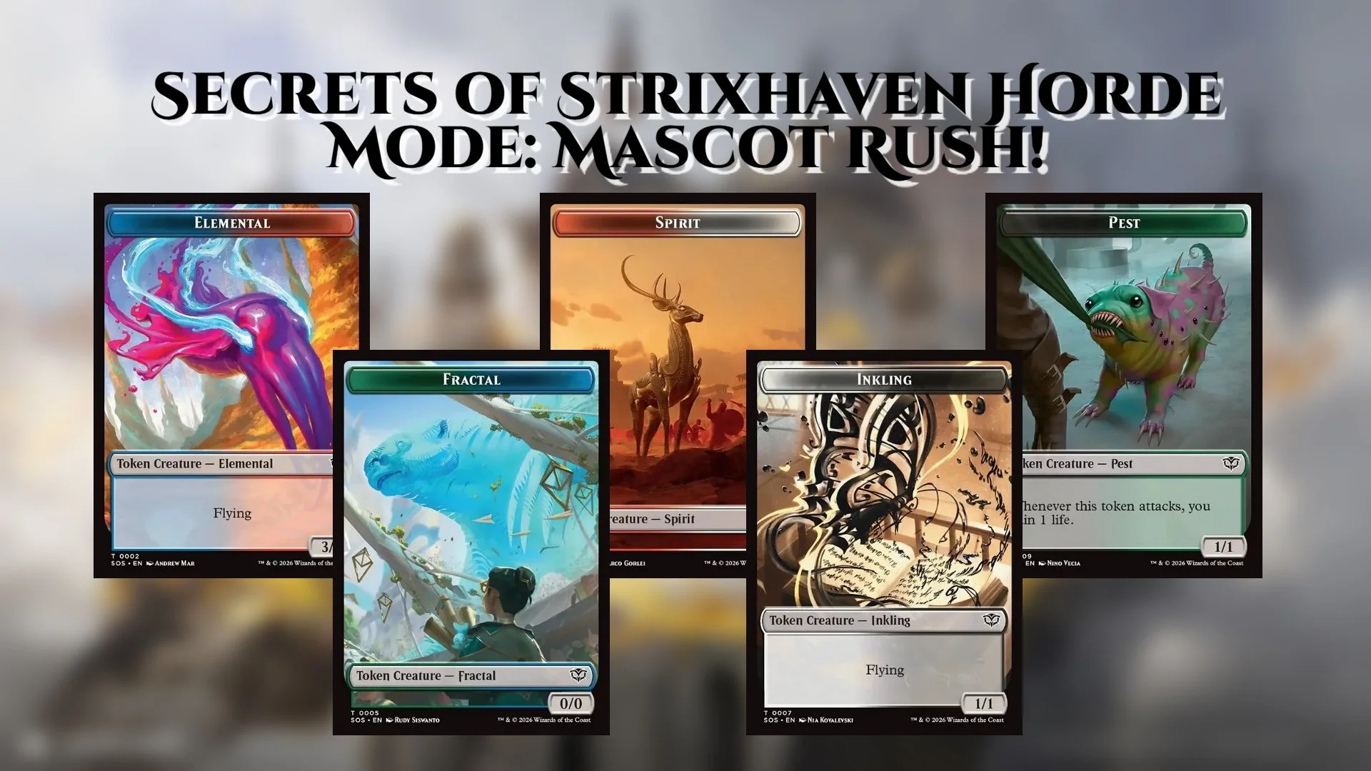 Secrets Of Strixhaven Horde Mode Deck: Mascot Rush!