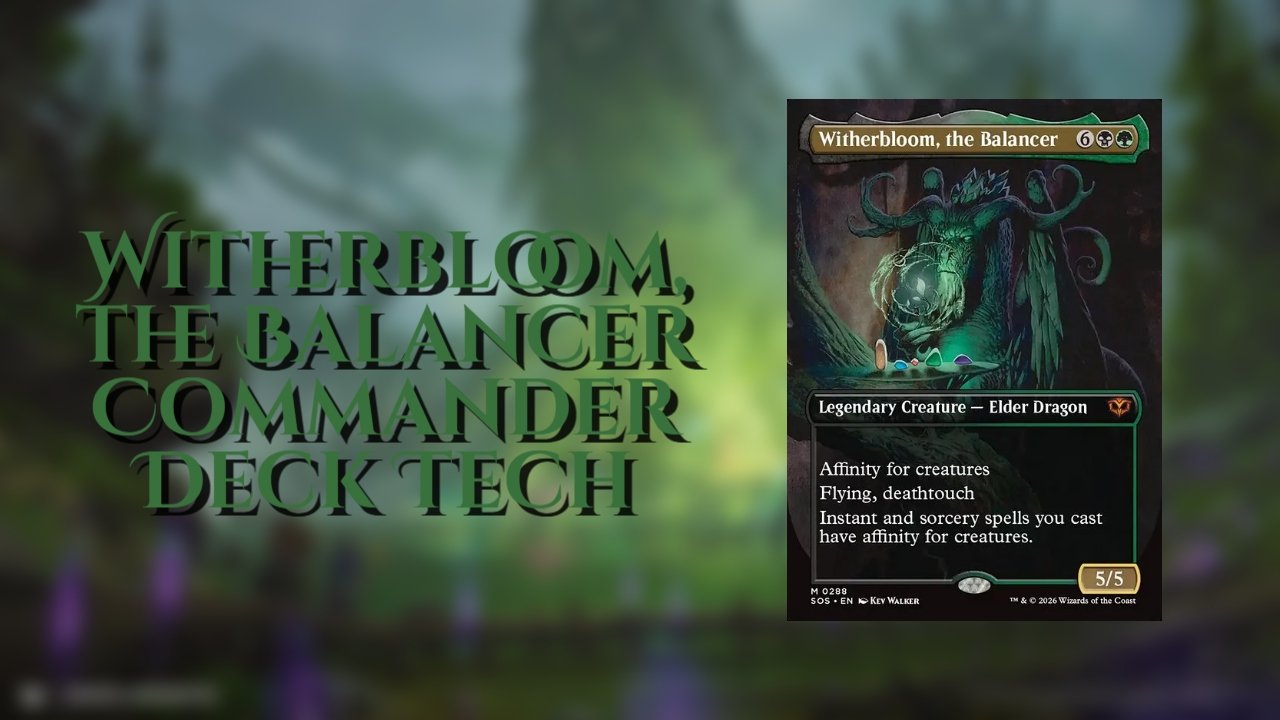 How To Build A Witherbloom, The Balancer Commander Deck | Deck Tech