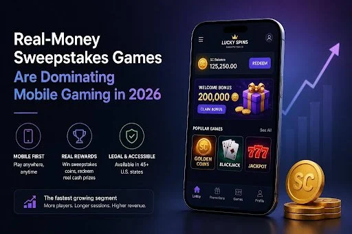 Why Real-Money Sweepstakes Games Are Dominating Mobile Gaming in 2026