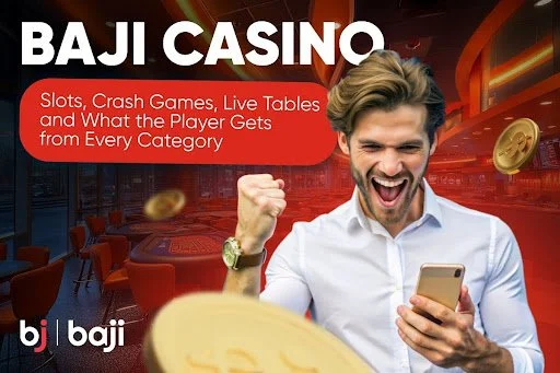 Baji Casino: Slots, Crash Games, Live Tables and What the Player Gets from Every Category