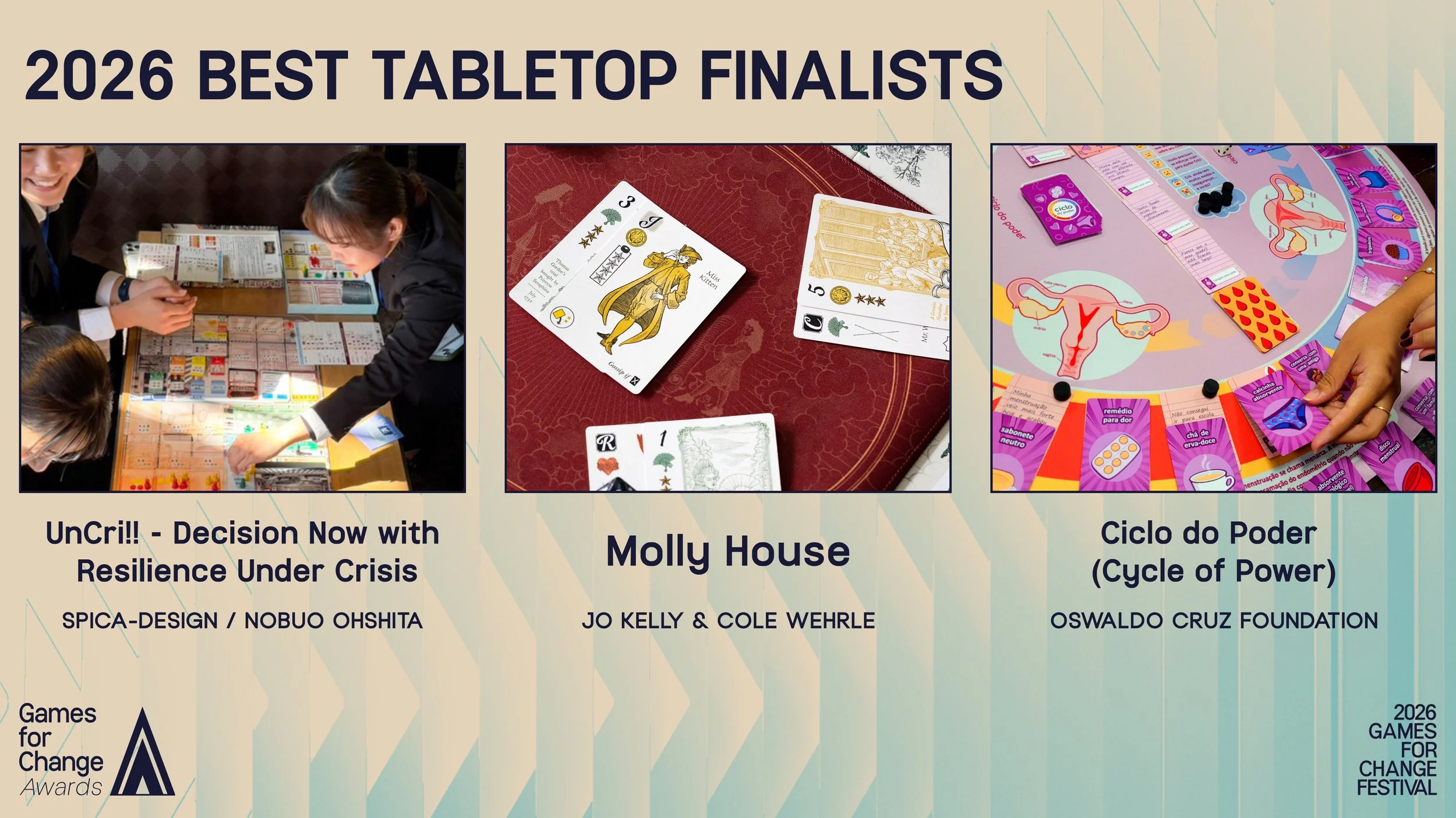 EXCLUSIVE REVEAL: Games For Change 2026 Best Tabletop Game For Change Finalists