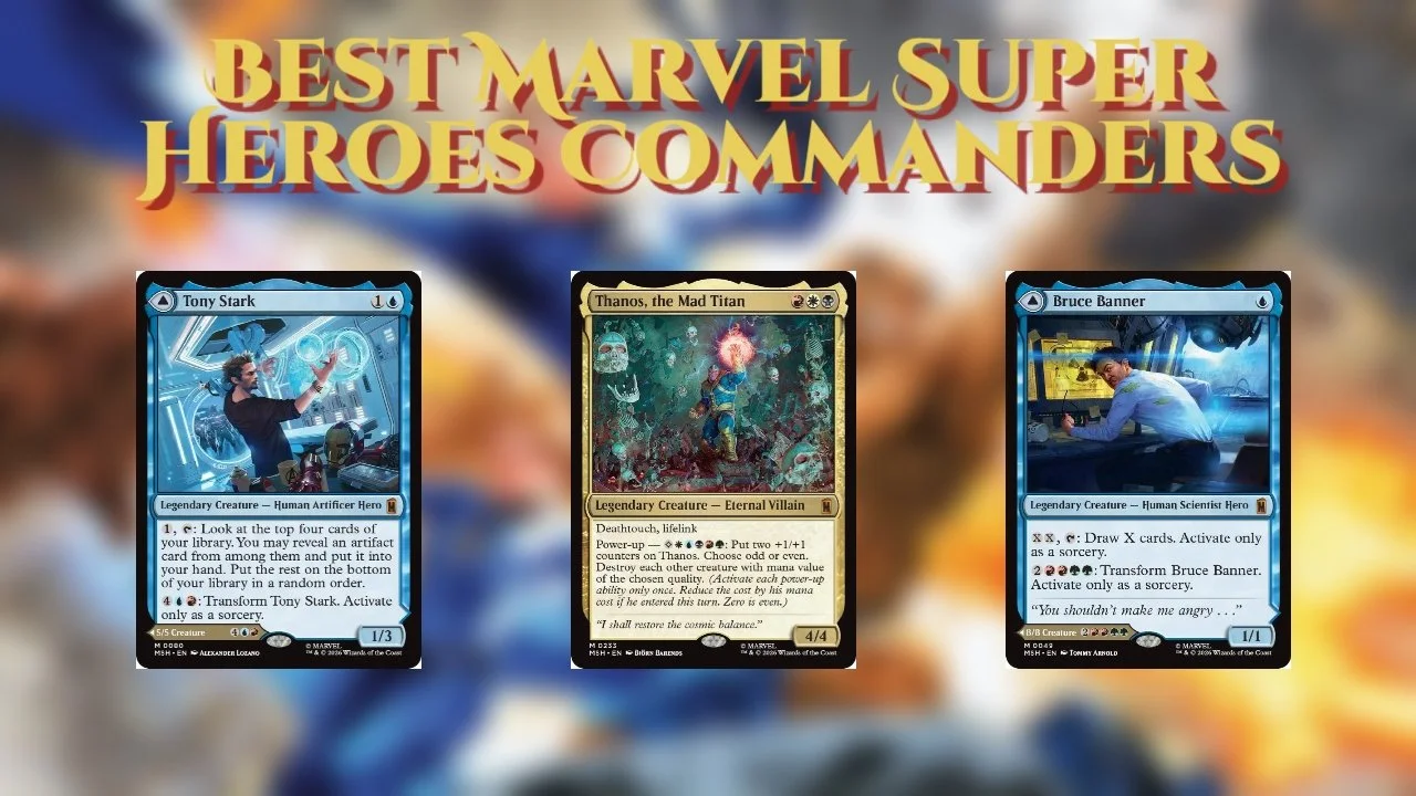 Best Commanders in Marvel Super Heroes