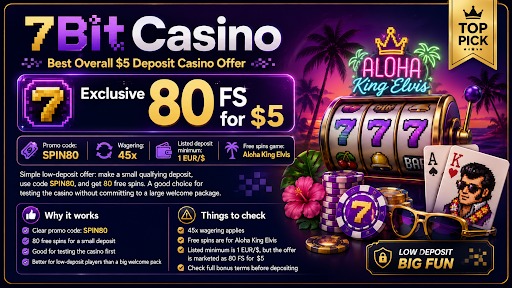 Best $5 Deposit Casino Canada 2026: Get 80 Free Spins for a Small Deposit