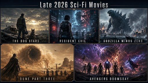 Late 2026 Sci-Fi Is Getting Weird, Huge, and Surprisingly Bleak