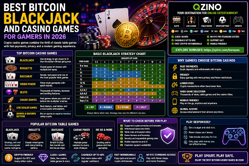 Best Bitcoin Blackjack and Casino Games for Gamers in 2026