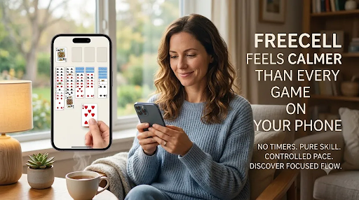 Why FreeCell Feels Calmer Than Every Game on Your Phone