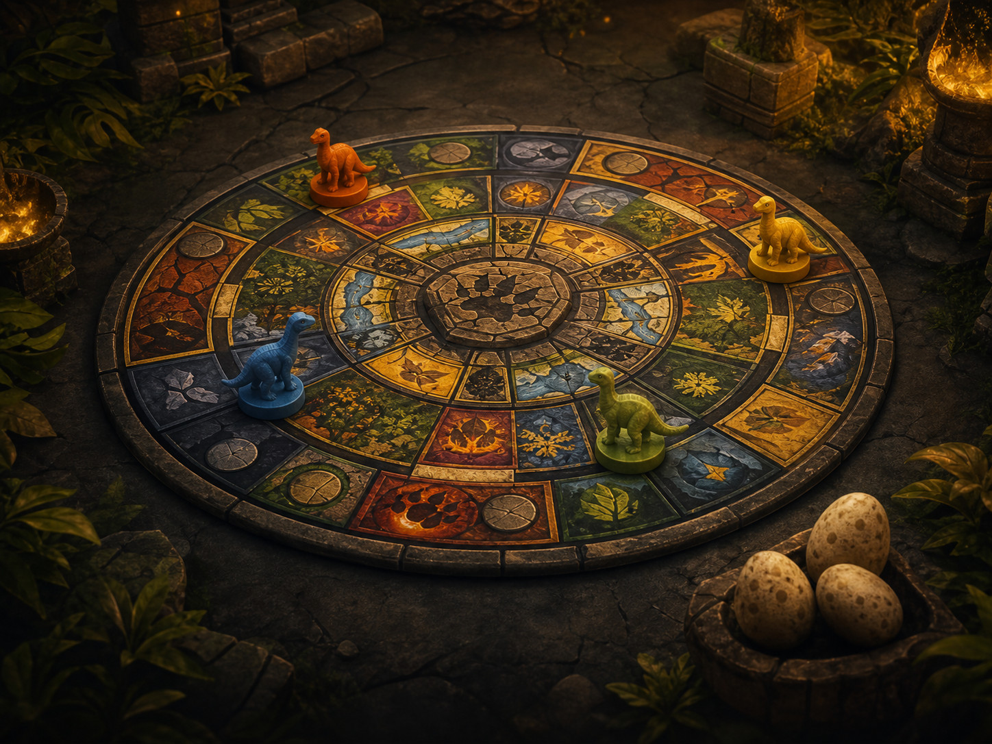 Spinzino: A Dinosaur Board Game Where Timing and Strategy Matter