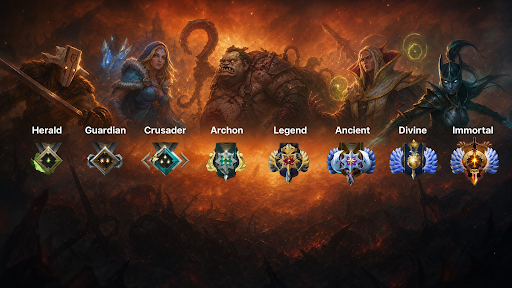 Dota 2 Ranks Explained: MMR, Medals, Leaderboards, and Heroes