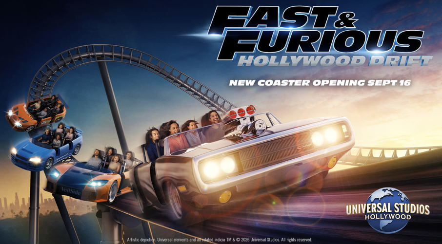 Fast &amp; Furious: Hollywood Drift at Universal Studios Finally has an Opening Date!