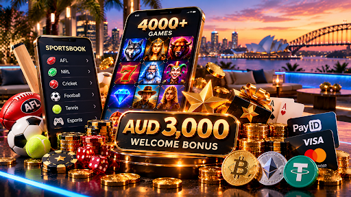 Vegastars Casino: 4,000 Pokies, Integrated Sportsbook and a Five-Step Welcome Bonus