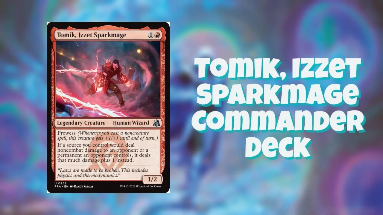 How To Build A Tomik, Izzet Sparkmage Commander Deck