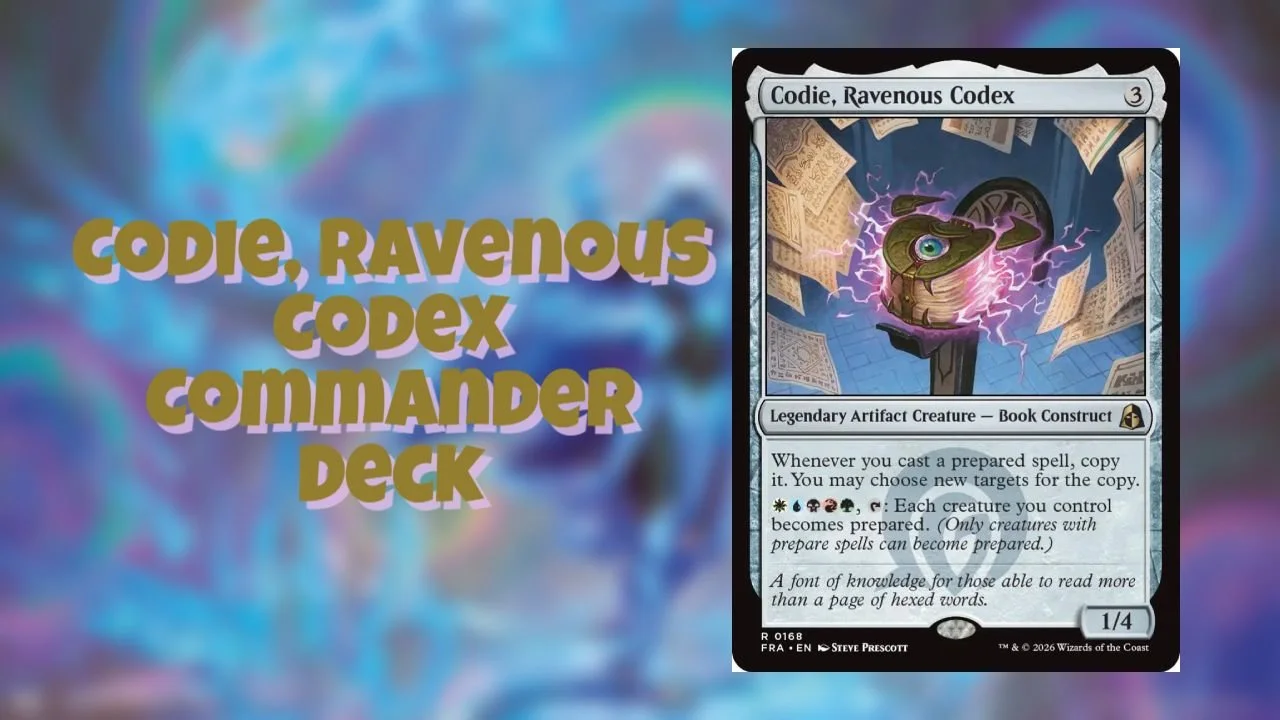 How To Build A Codie, Ravenous Codex Commander Deck