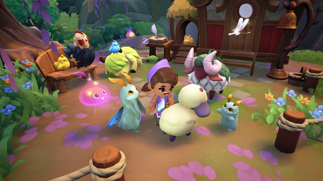 Fae Farm, Farming Sim, Phoenix Labs, Nintendo Switch, Indie Game, Faerie, Magical Farm, Co-Op, Multiplayer, Magical Farm Animals, Creatures