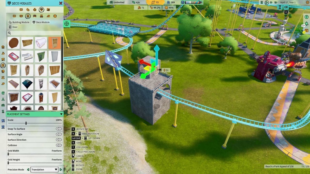 RollerCoaster Tycoon World's focus on freedom makes it exciting