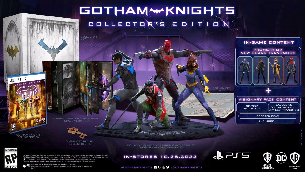 Gotham Knights: lançamento, trailers, gameplay e tudo sobre o jogo