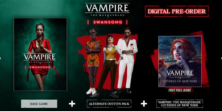 New 'Vampire: The Masquerade – Swansong' Trailer Announces Pre