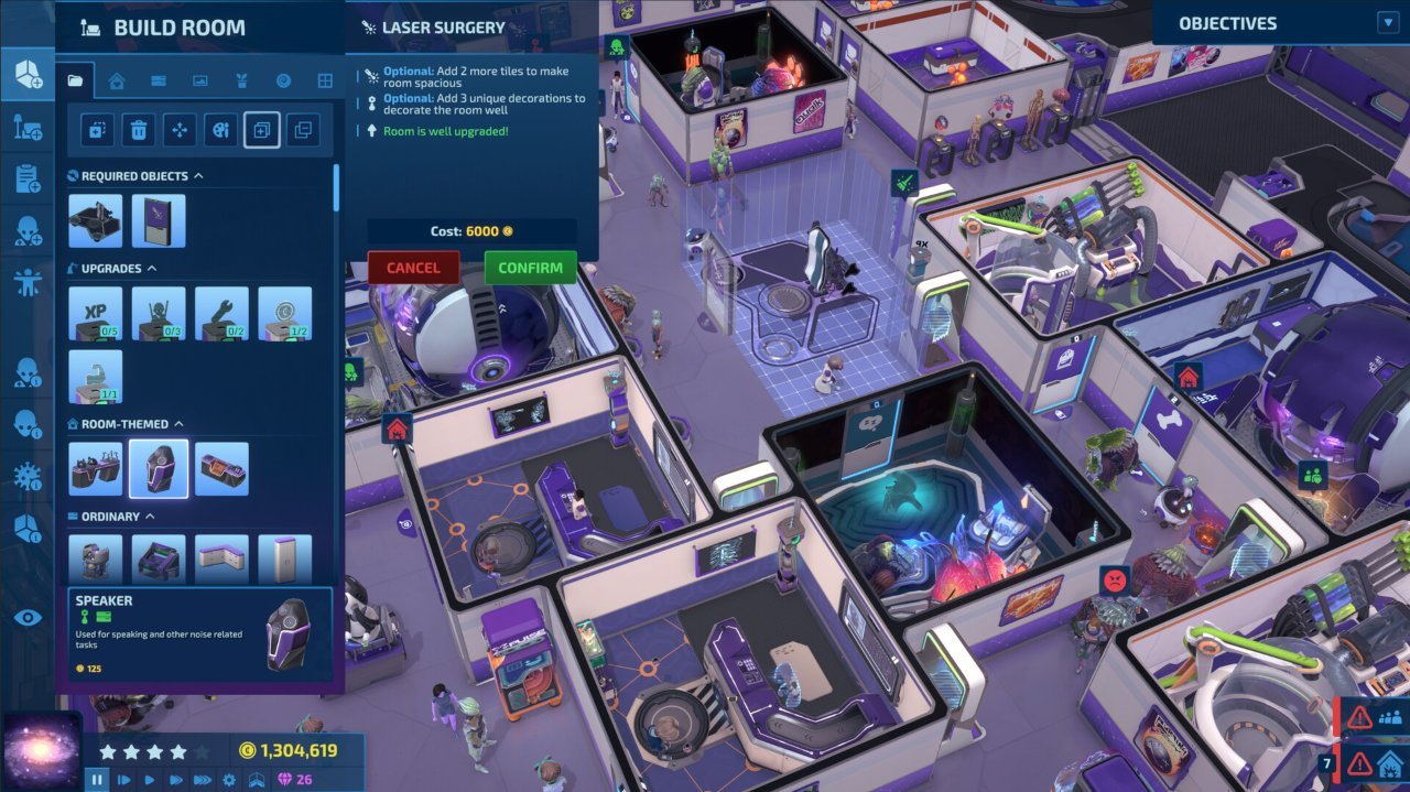 New Steam management sim Galacticare takes Two Point Hospital to space