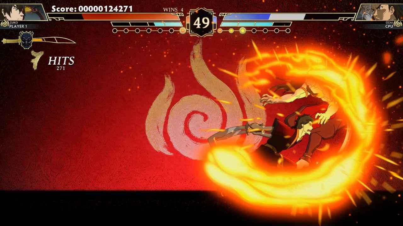 Zuko firebending match