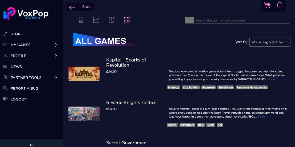 Welcome to VOXPOP, A New Digital Gaming Storefront — GameTyrant