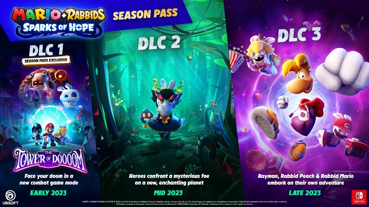 MARIO + RABBIDS SPARKS OF HOPE's Season Pass Detailed — GameTyrant