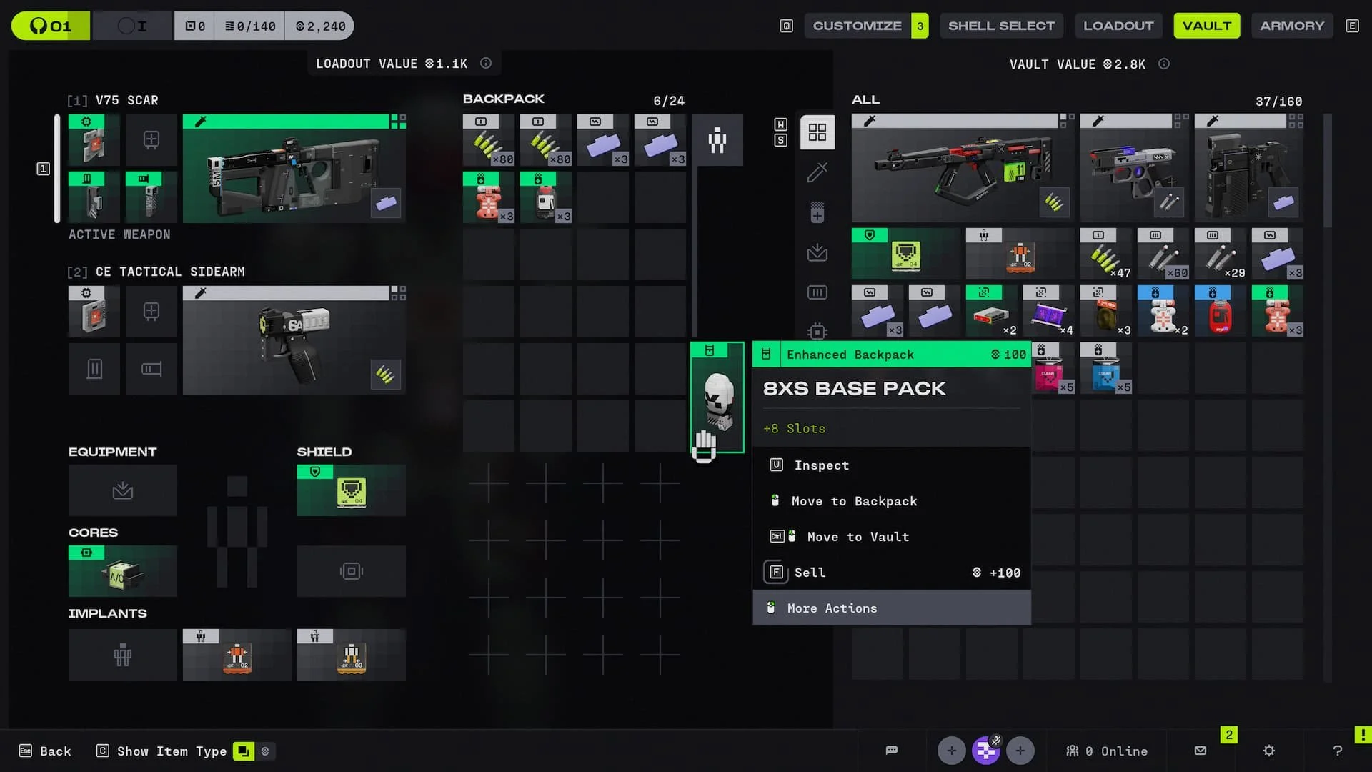 How to Increase Backpack Inventory Space in Marathon — GameTyrant