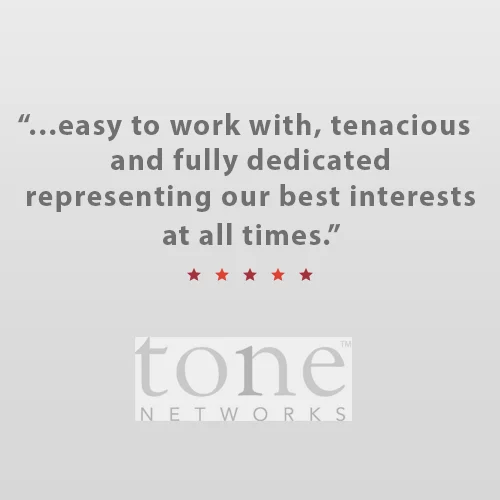 "Bullseye Communications partnered with our small start-up to generate incredible results in both consumer and trade media, resulting in increased brand awareness that translated to lead generation. From strategic media placements and partnerships, to carefully orchestrated placement on panels and at conferences, Karen and the team at Bullseye worked tirelessly to ensure that we were on the map. Easy to work with, tenacious, and fully dedicated, Bullseye represented our best interests at all times. Highly recommend." Mary-Liz McDonald , General Manager, Tone Networks