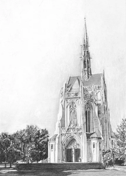 Heinz Chapel (Pittsburgh, PA), 5"x7"